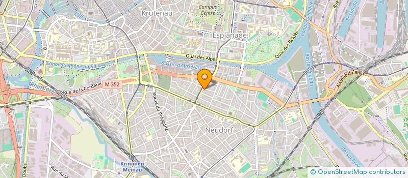 localisation de l'entreprise LA NEF DES SENS à STRASBOURG
