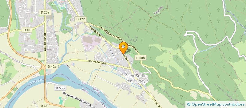 localisation de l'entreprise LA NEGRETTE SARL à SAULT-BRENAZ
