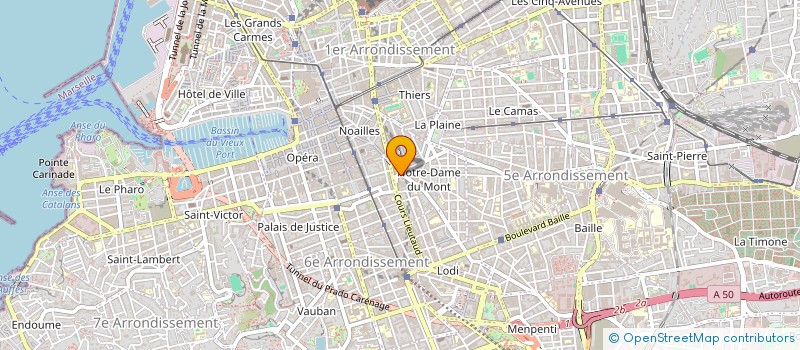 localisation de l'entreprise LA NENA MARSEILLE à MARSEILLE