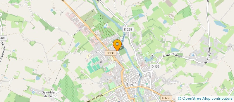 localisation de l'entreprise LA NERACAISE à NERAC