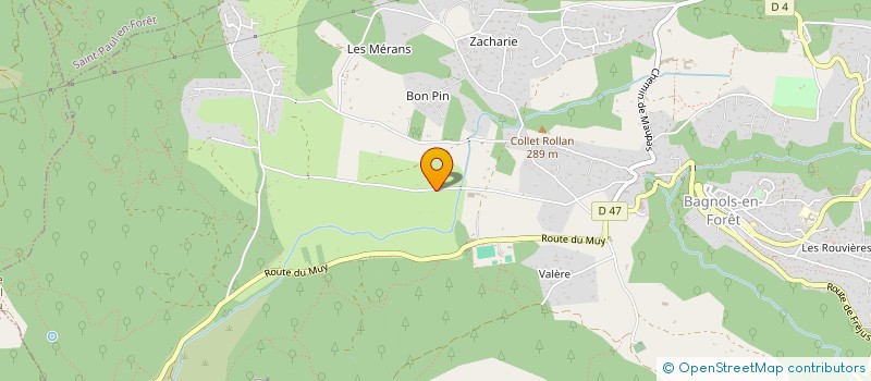 localisation de l'entreprise LA NESPOLA  TOURRETTES