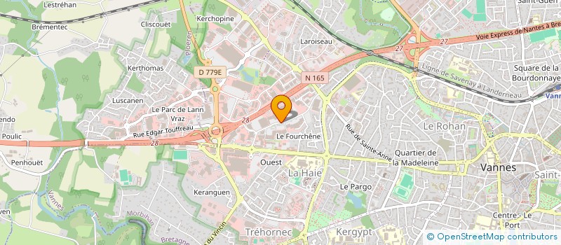 localisation de l'entreprise LA NEUF à VANNES