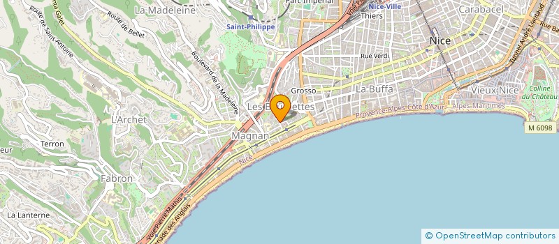 localisation de l'entreprise LA NEUROBOX  NICE