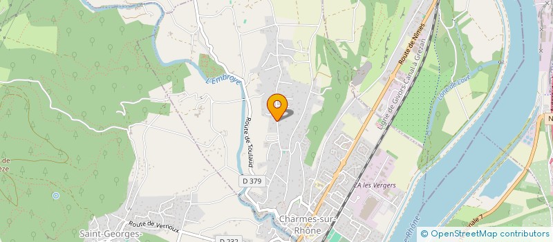 localisation de l'entreprise LA NEUROFIBROMATOSE DE TINO  CHARMES-SUR-RHONE