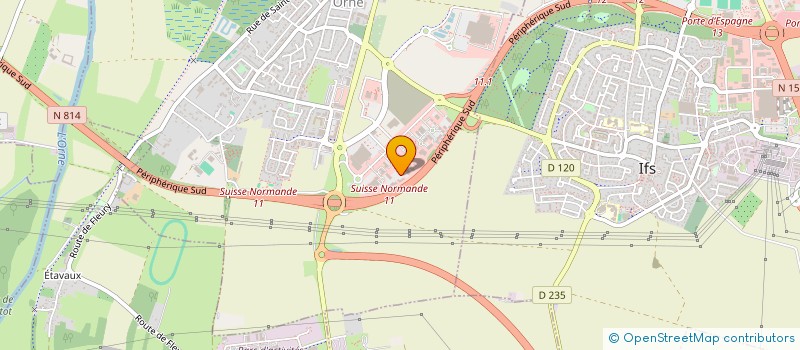 localisation de l'entreprise LA NEUSTRIE  FLEURY-SUR-ORNE