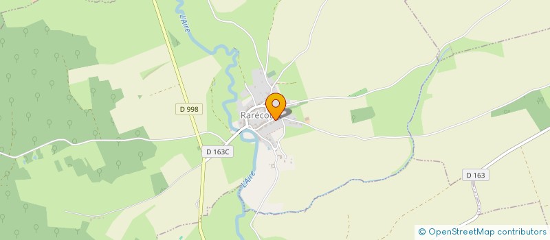 localisation de l'entreprise LA NEUVE TUILERIE à RARECOURT