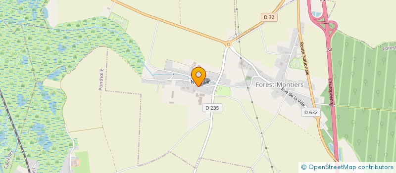 localisation de l'entreprise LA NEUVILLOISE à FOREST-MONTIERS