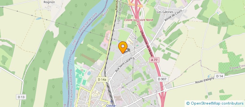 localisation de l'entreprise LA NEUVYSSOISE à COSNE-COURS-SUR-LOIRE