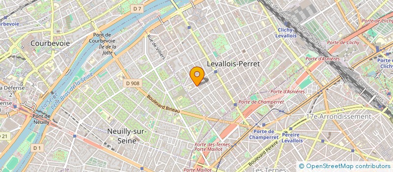 localisation de l'entreprise LA NEW TEAM à LEVALLOIS-PERRET