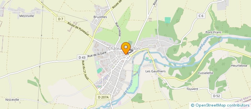 localisation de l'entreprise LA NIAC  CHATEAU-LANDON