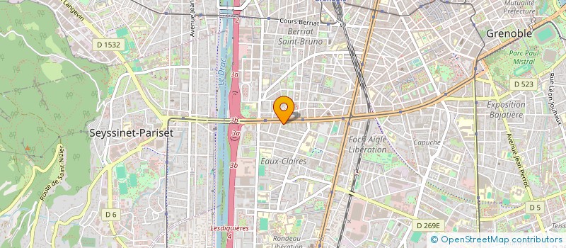 localisation de l'entreprise LA NICHE à GRENOBLE