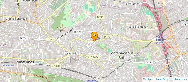localisation de l'entreprise LA NICHE à FONTENAY-SOUS-BOIS
