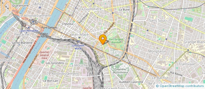 localisation de l'entreprise LA NICHE OU LES CHIENS GALEUX  LYON