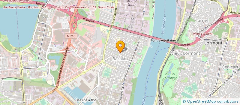 localisation de l'entreprise LA NICHE PRODUCTION  BORDEAUX