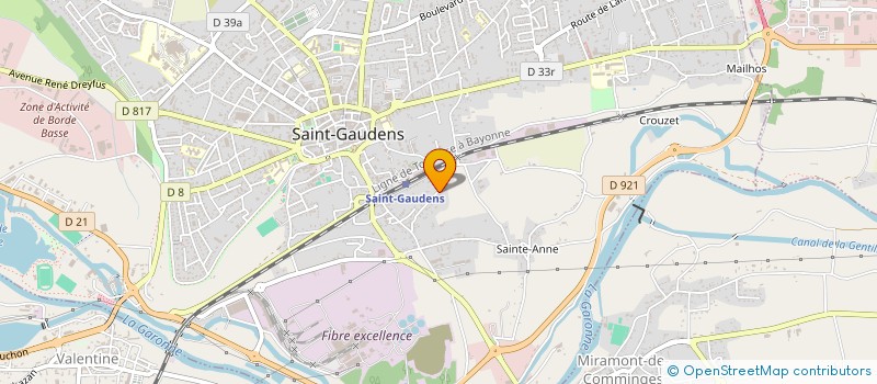 localisation de l'entreprise LA NICOCAMILLE  SAINT-GAUDENS
