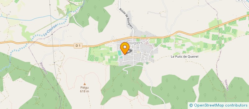 localisation de l'entreprise LA NICOISE  ROUGIERS