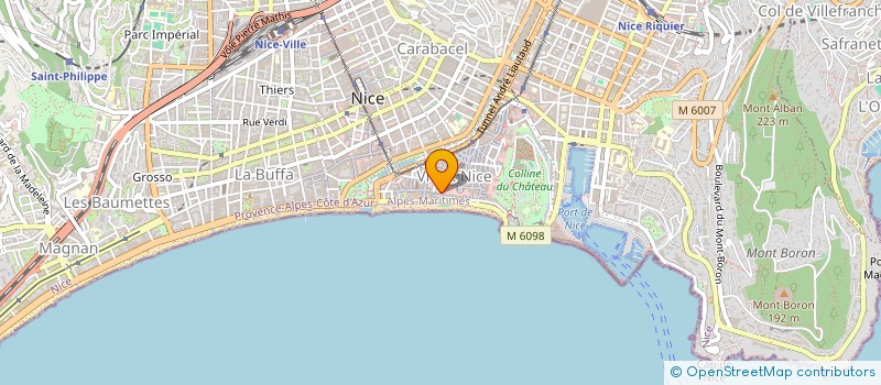 localisation de l'entreprise LA NICOISE DE RESTAURATION à NICE