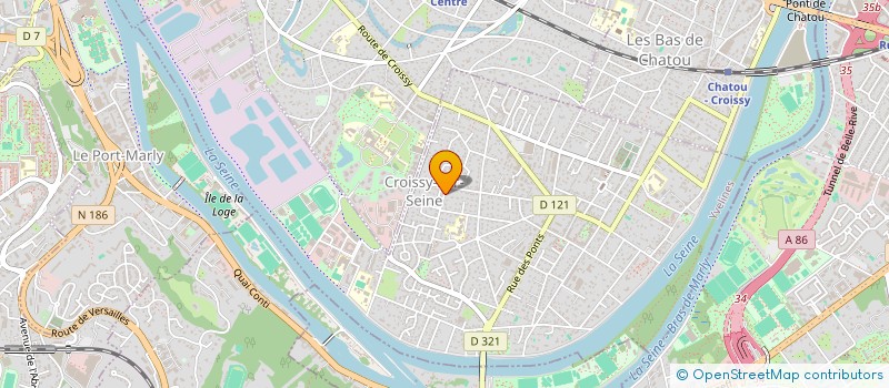 localisation de l'entreprise LA NICOLETTE  CROISSY-SUR-SEINE