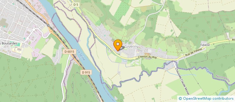 localisation de l'entreprise LA NID'RONDELLE  GIVERNY