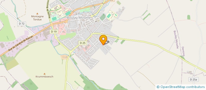 localisation de l'entreprise LA NIED à BOULAY-MOSELLE