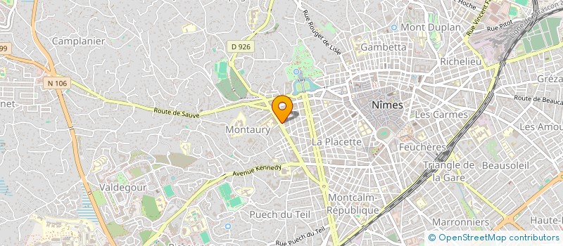 localisation de l'entreprise LA NIMOISE EN BEAUTE BY LS  NIMES