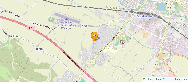 localisation de l'entreprise LA NINOERA à CASTELNAUDARY