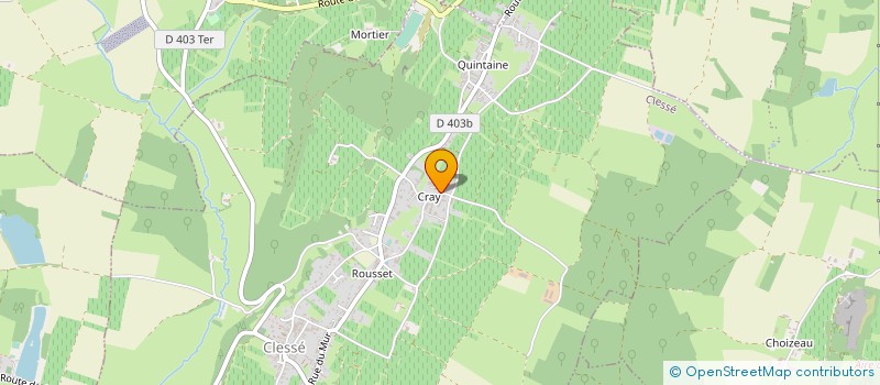 localisation de l'entreprise LA NIOCQUERIE  CLESSE