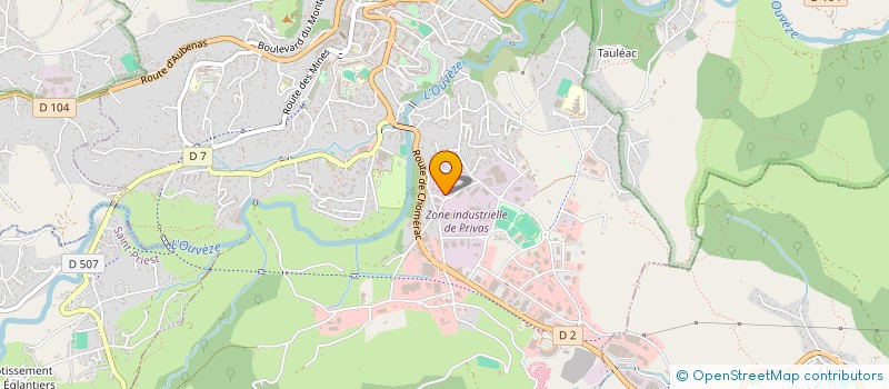 localisation de l'entreprise LA NITRIERE  PRIVAS