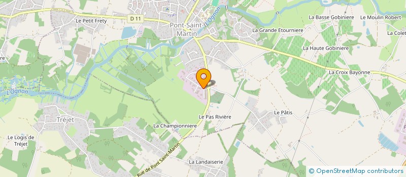 localisation de l'entreprise LA NIVARDIERE ECO  PONT-SAINT-MARTIN