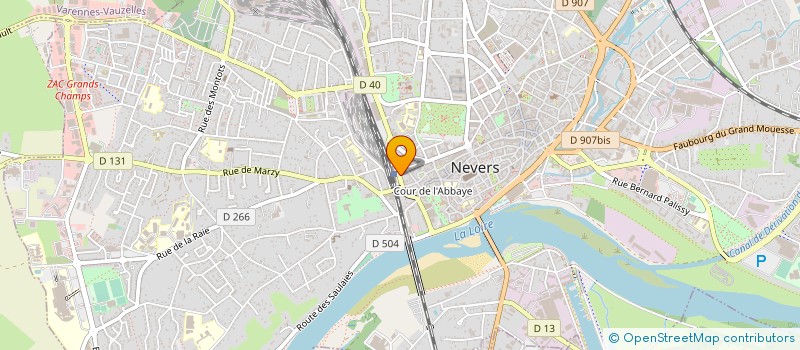 localisation de l'entreprise LA NIVERNAISE à NEVERS