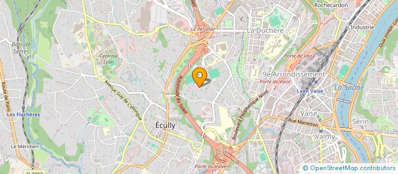 localisation de l'entreprise LA NIVEROLLE  ECULLY