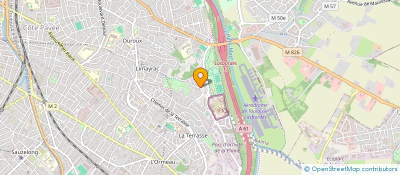 localisation de l'entreprise LA NOBLE ETOILE  TOULOUSE