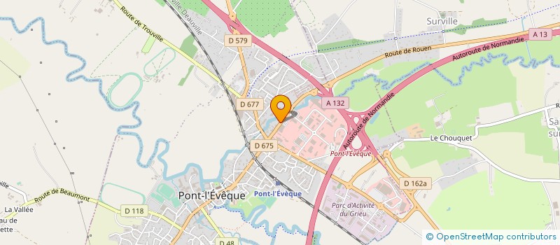localisation de l'entreprise LA NOBLE MAISON à PONT L'EVEQUE