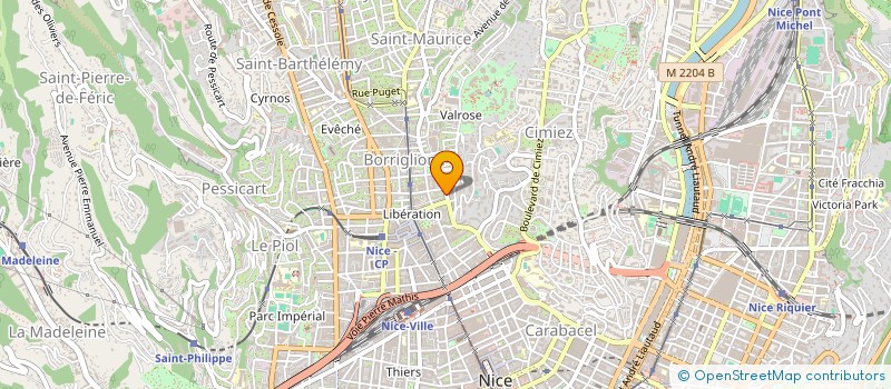 localisation de l'entreprise LA NOBLESSE à NICE
