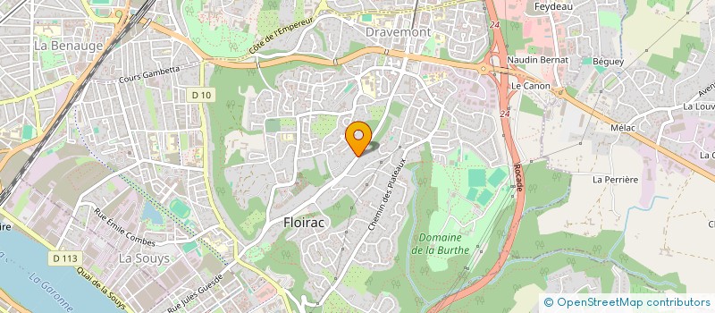 localisation de l'entreprise LA NOBLESSE DU BOIS à FLOIRAC