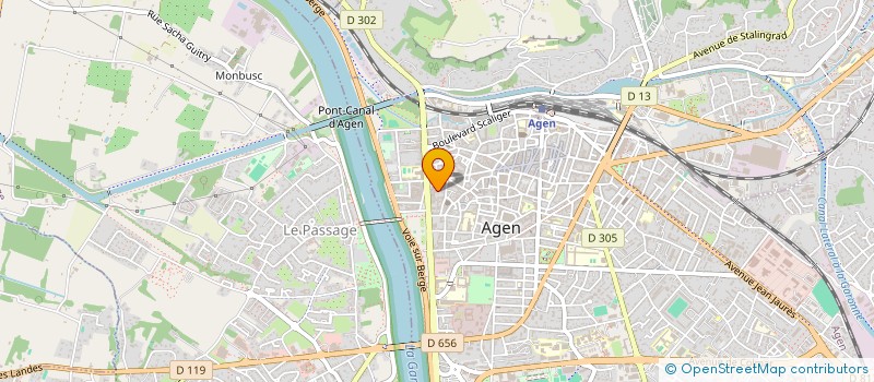 localisation de l'entreprise LA NOCHE  AGEN