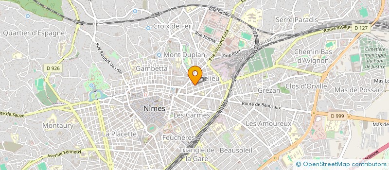 localisation de l'entreprise LA NOCHE  NIMES