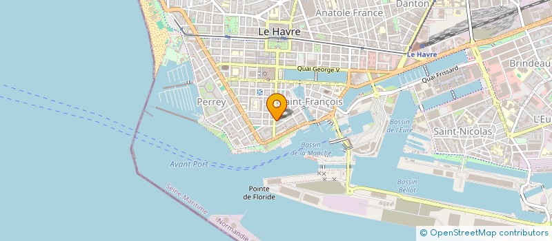 localisation de l'entreprise LA NOCHE LATINA à LE HAVRE