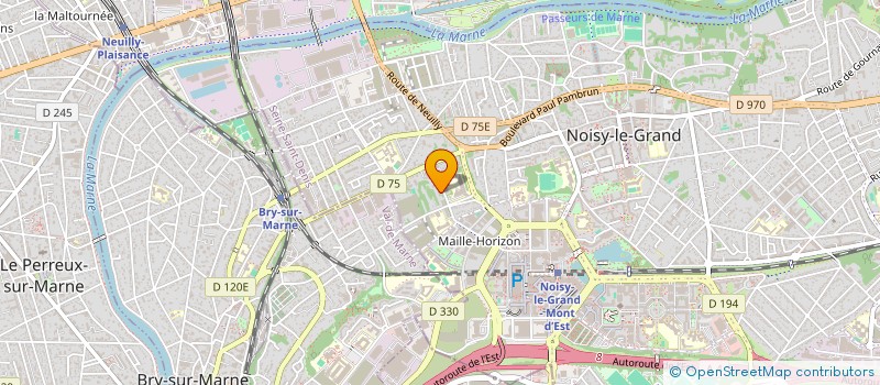 localisation de l'entreprise LA NOCTURNE à NOISY-LE-GRAND