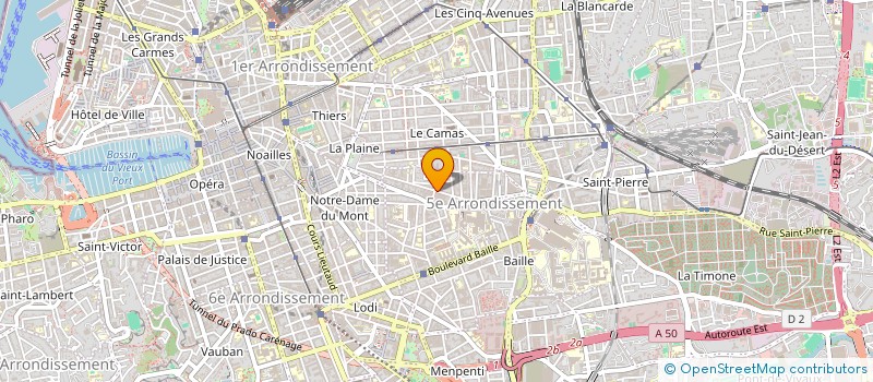 localisation de l'entreprise LA NODE - MARSEILLE  MARSEILLE