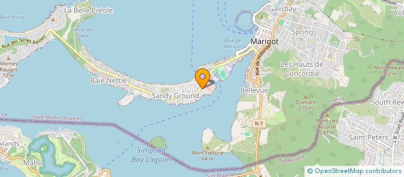 localisation de l'entreprise LA NOE  SAINT MARTIN