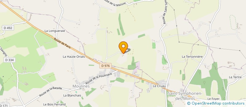 localisation de l'entreprise LA NOE  LE MESNILLARD