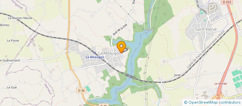 localisation de l'entreprise LA NOE  PLOUFRAGAN