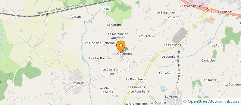localisation de l'entreprise LA NOE DE QUEFFERON à LAMBALLE-ARMOR