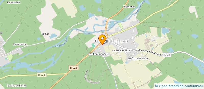localisation de l'entreprise LA NOELIE à LA FERTE SAINT-AUBIN