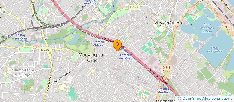 localisation de l'entreprise LA NOIRMOUTRINE à MORSANG-SUR-ORGE