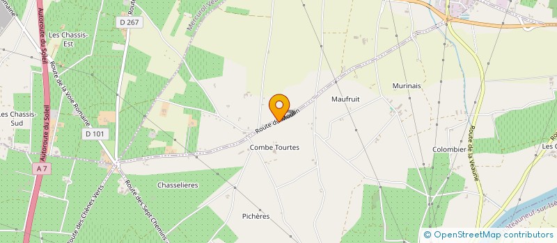 localisation de l'entreprise LA NOISERAIE  BEAUMONT-MONTEUX