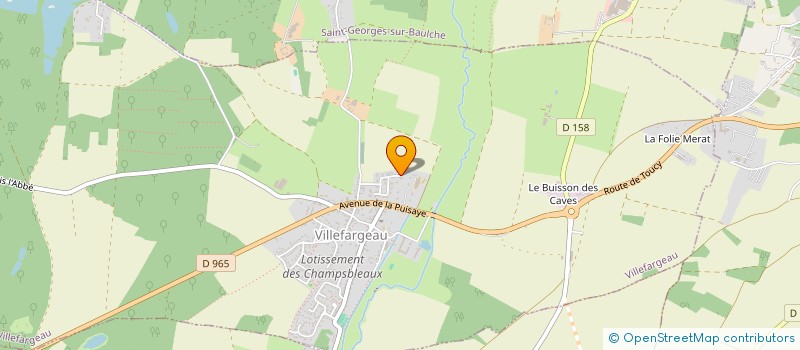 localisation de l'entreprise LA NOISETTE  VILLEFARGEAU