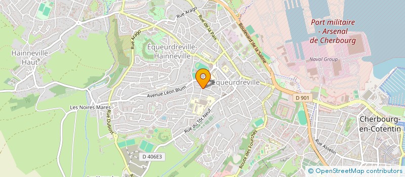 localisation de l'entreprise LA NOISETTE CAENNAISE à CHERBOURG-EN-COTENTIN