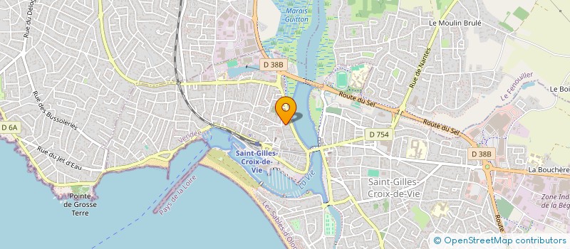 localisation de l'entreprise LA NOIVIERE à SAINT-GILLES-CROIX-DE-VIE